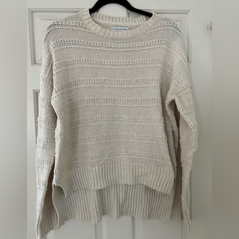 Cupcakes & Cashmere Sweater (cream) size Medium